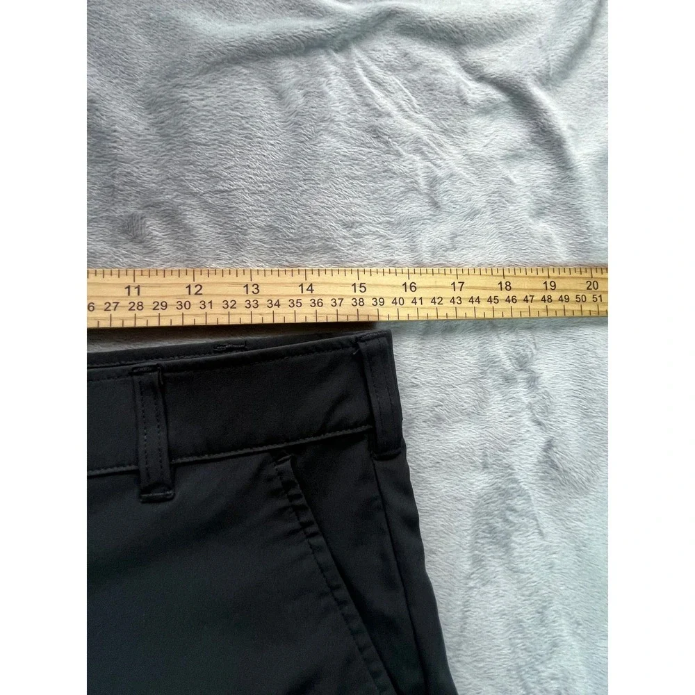 Birdie Bound Mens Performance Golf Shorts Black Sz 32 Tropical Waistband Utility
